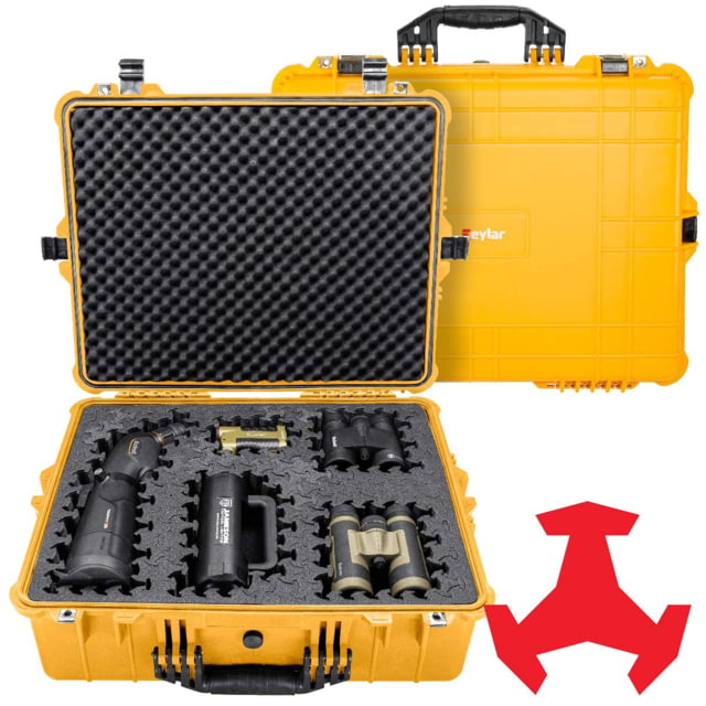 Eylar 24in Extra Large Hard Case Equipped w/Ragar XP Crosslinked Foam Insert Yellow