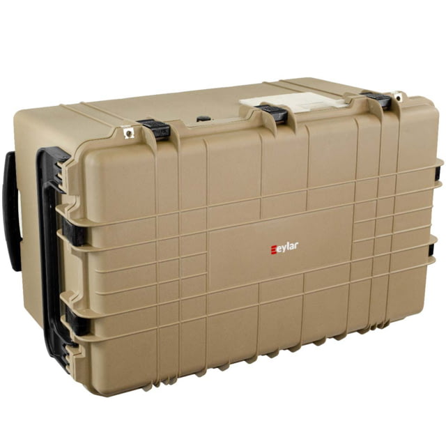 Eylar 3XL 32in Waterproof Transport Roller Gear Camera Tools Equipment Hard Case w/Foam Tan - Eylar