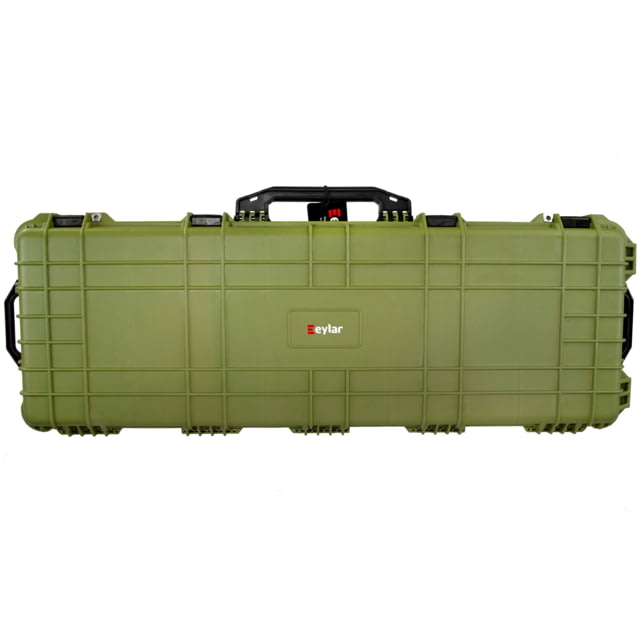Eylar Small 38in Waterproof Roller Hard Rifle Case w/Foam Green - Eylar