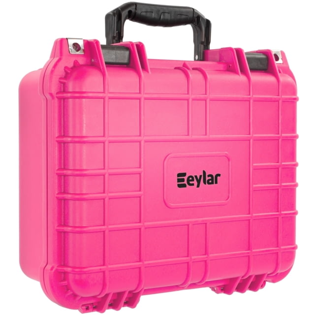 Eylar Compact 13.37in Waterproof Gear/Multi Gun Case Hard Case w/Foam Pink - Eylar