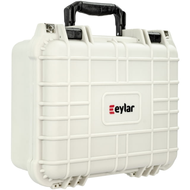 Eylar Compact 13.37in Waterproof Gear/Multi Gun Case Hard Case w/Foam Polar White - Eylar