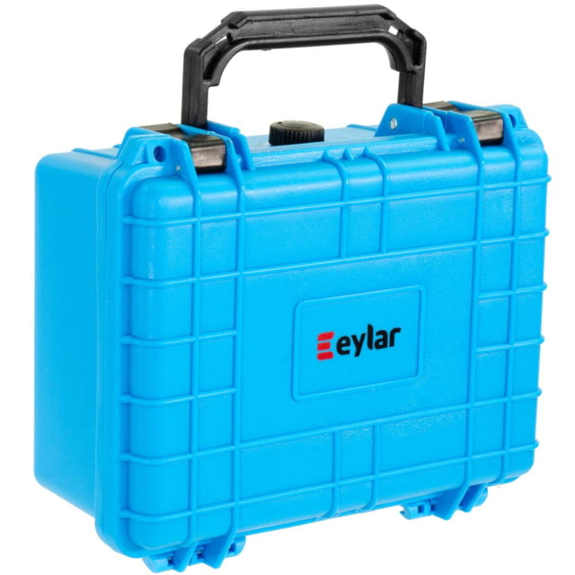 Eylar Compact 9.12in Waterproof Gear Hard Case w/Foam Light Blue