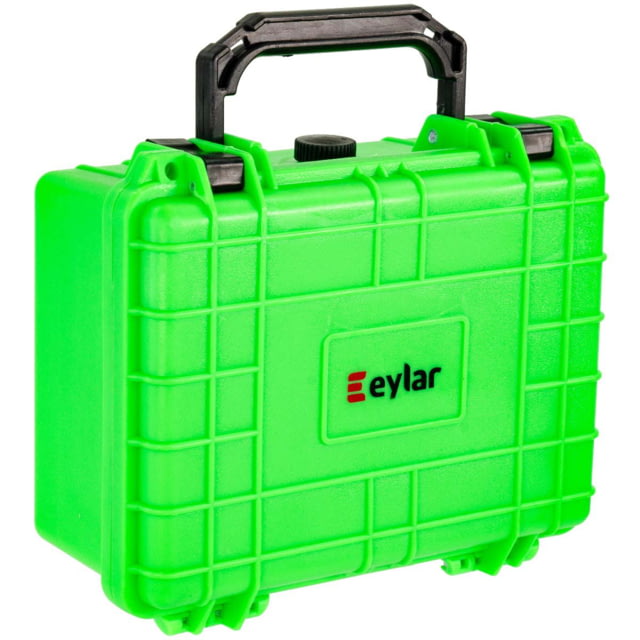 Eylar Compact 9.12in Waterproof Gear Hard Case w/Foam Neon Green - Eylar