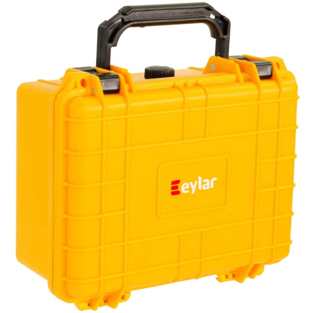 Eylar Compact 9.12in Waterproof Gear Hard Case w/Foam Yellow
