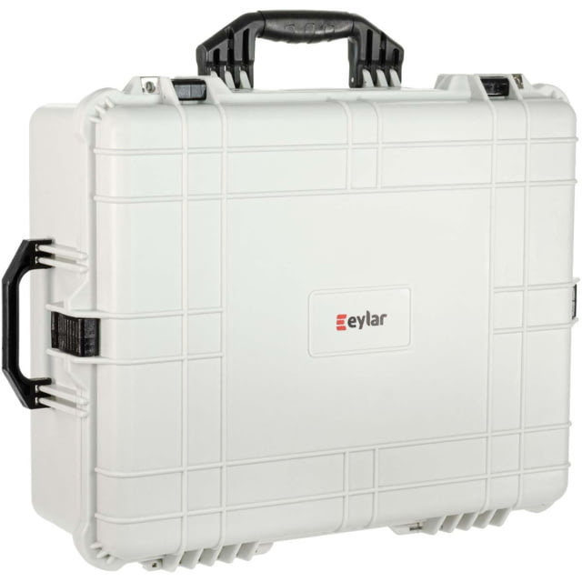 Eylar Extra Large 24in Waterproof Hard Camera and Gear Case w/Foam Polar White - Eylar