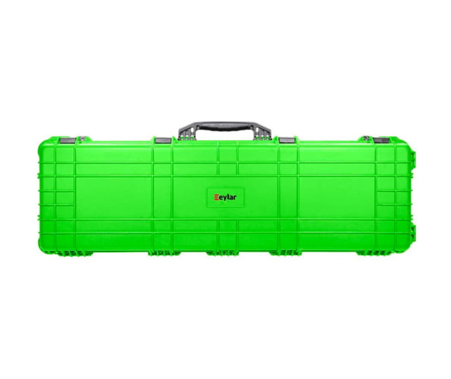 Eylar Extra Large 53in Waterproof Roller Hard Rifle Case w/Foam Neon Green