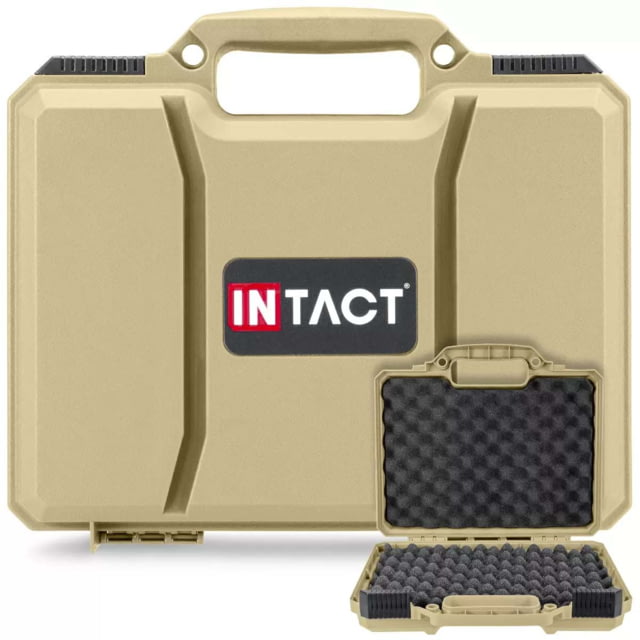 Eylar Intact 11.7in Stacker Series Hard Shell Handgun Case w/Foam Tan