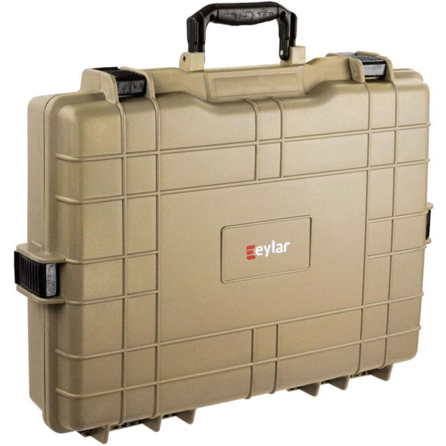 Eylar Large 21.5in Waterproof Laptop Style Protective Gear Hard Case w/Foam Tan