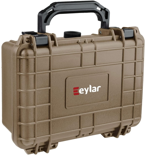 Eylar Small 8.12in Waterproof Gear Hard Case w/Foam Tan - Eylar