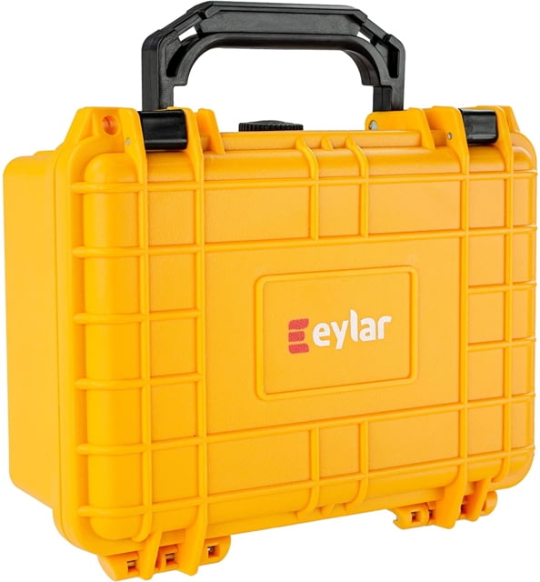 Eylar Small 8.12in Waterproof Gear Hard Case w/Foam Yellow - Eylar