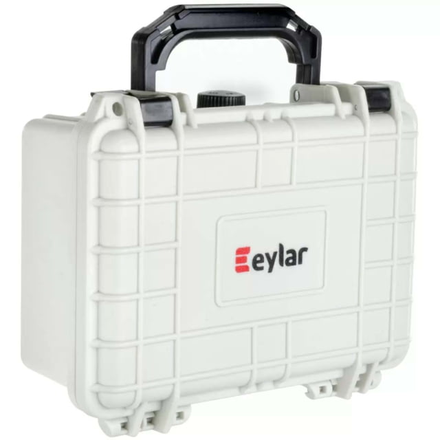 Eylar Small 8.12in Waterproof Gear Hard Case w/Foam Polar White