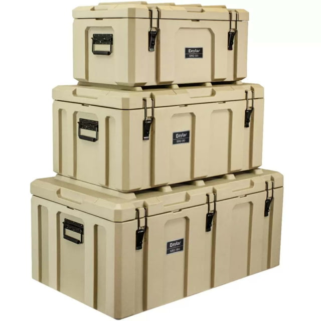 Eylar SR-7 Combo Crossover Transport Cargo Case - 3 Pack, Tan, SR00007-COMBO-TAN