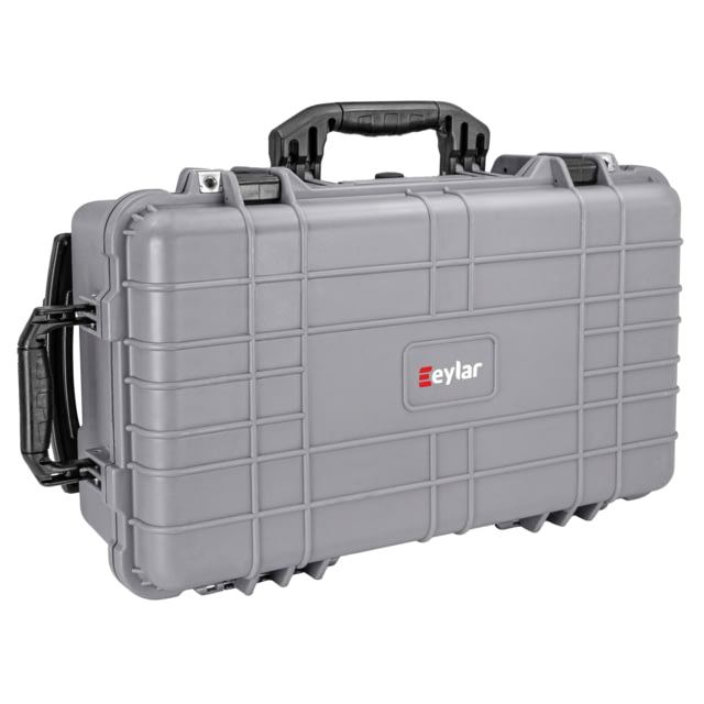 Eylar Standard 22in Waterproof Carry-On Travel Roller Gear Hard Case w/Foam Gray
