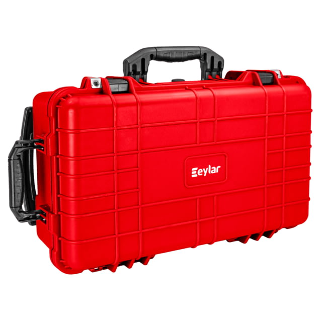 Eylar Standard 22in Waterproof Carry-On Travel Roller Gear Hard Case w/Foam Red - Eylar