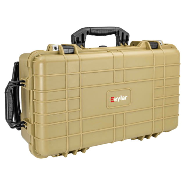 Eylar Standard 22in Waterproof Carry-On Travel Roller Gear Hard Case w/Foam Tan - Eylar