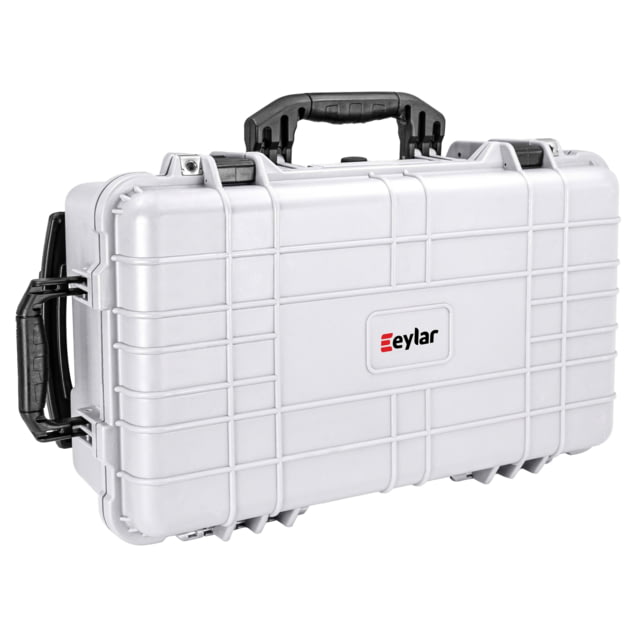 Eylar Standard 22in Waterproof Carry-On Travel Roller Gear Hard Case w/Foam White