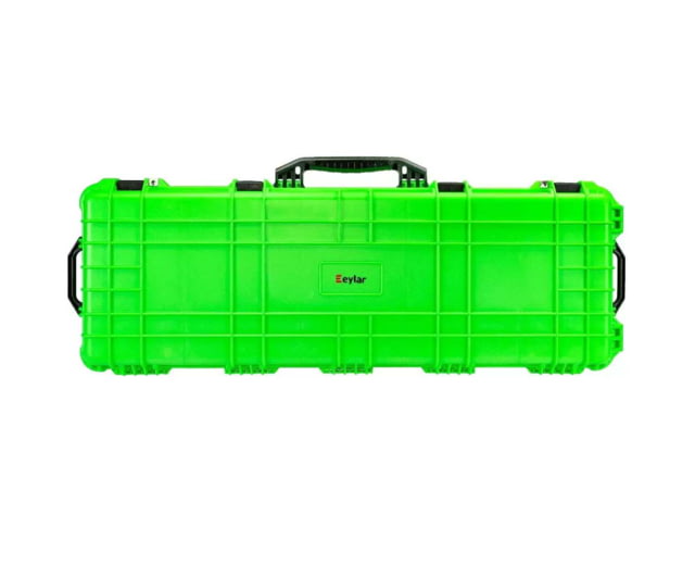 Eylar Standard 44in Waterproof Roller Hard Rifle Case w/Foam Neon Green