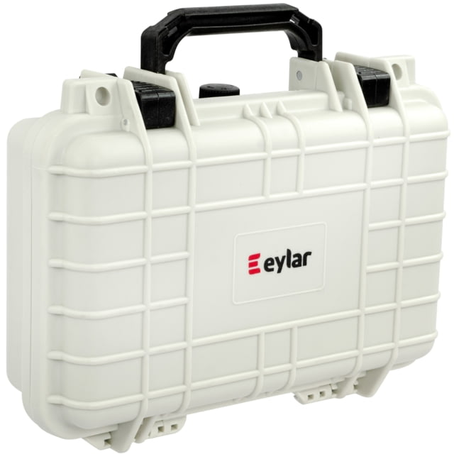 Eylar Compact 11.6in Waterproof Hard Single Gun Case w/Foam Polar White - Eylar