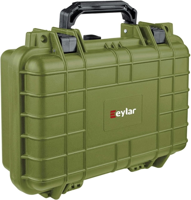 Eylar Compact 11.6in Waterproof Hard Single Gun Case w/Foam Green - Eylar