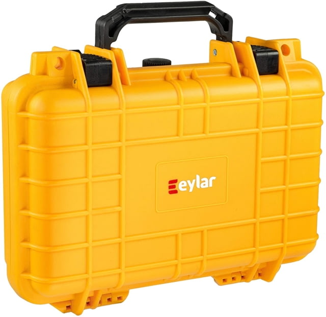 Eylar Compact 11.6in Waterproof Hard Single Gun Case w/Foam Yellow - Eylar