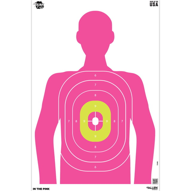 EZ-Aim EZ Aim Fun In The Pink Silhouette Paper Shooting Target 12in x 18in 8-Pack Pink - Ez-Aim