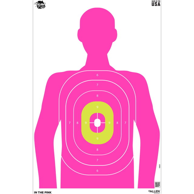 EZ-Aim Fun In The Pink Silhouette Paper Shooting Targets 23inW x 35inH 3-Pack Multi - Ez-Aim