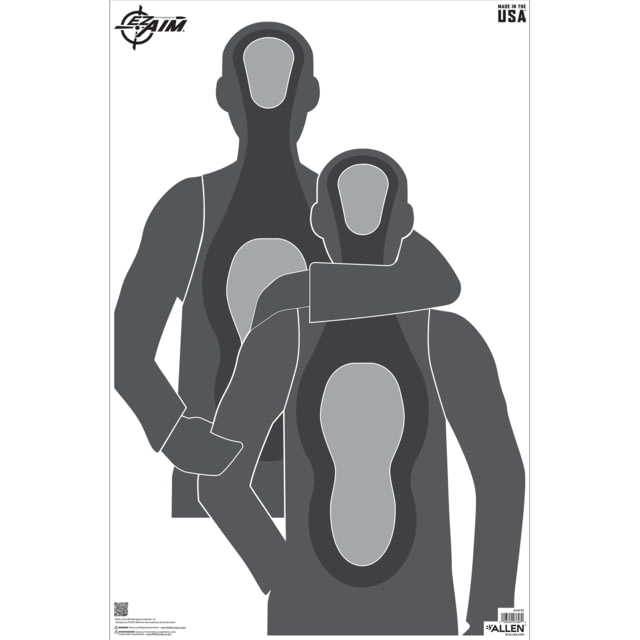 EZ-Aim Hostage Situation Target 23 x 35 50-Pack - Ez-Aim