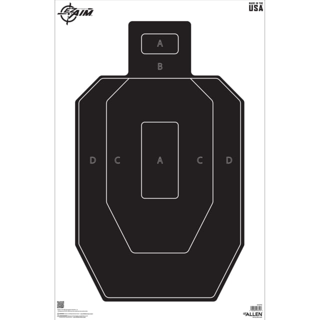 EZ-Aim IPSC Silhouette Target 23 x 35 50-pack - Ez-Aim