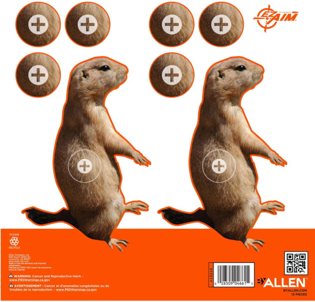 EZ-Aim Prairie Dog Target 8X8 - Ez-Aim