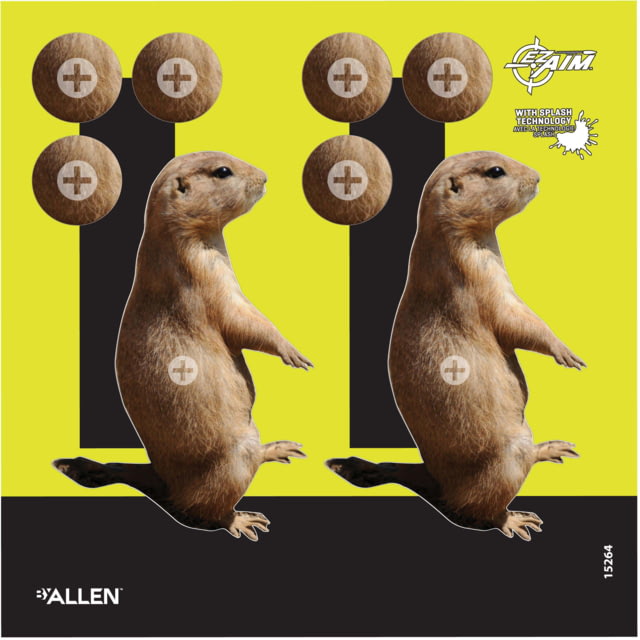 EZ-Aim Splash Non-Adhesive Prairie Dog Target Green 8X8 - Ez-Aim