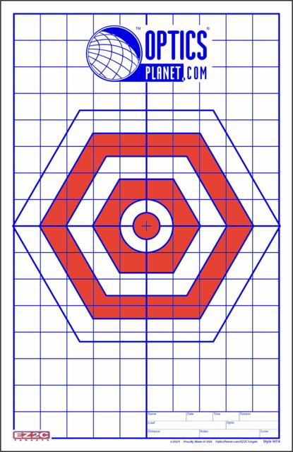 EZ2C Targets OP Exclusive EZ2C Targets Style H14B Red/Blue 25 Pack - Ez2C Targets
