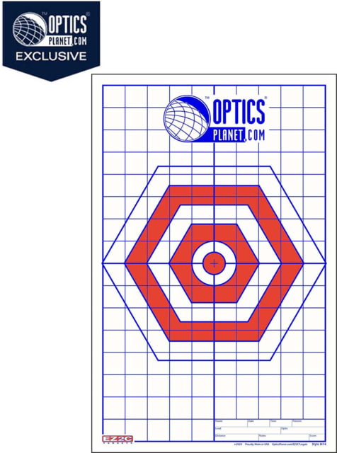 EZ2C Targets OP Exclusive EZ2C Targets Style H14B Red/Blue 25 Pack - Ez2C Targets