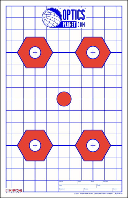 EZ2C Targets OP Exclusive EZ2C Targets Style H7B Red/Blue 25 Pack - Ez2C Targets