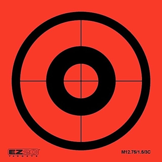 EZ2C Targets Style 12 Mini Targets3.5x3.5inPack of 25 - Ez2C Targets