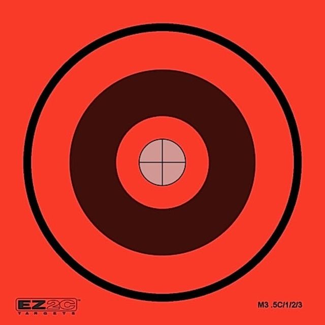 EZ2C Targets Style 3 Mini Targets3.5x3.5inPack of 25 - Ez2C Targets