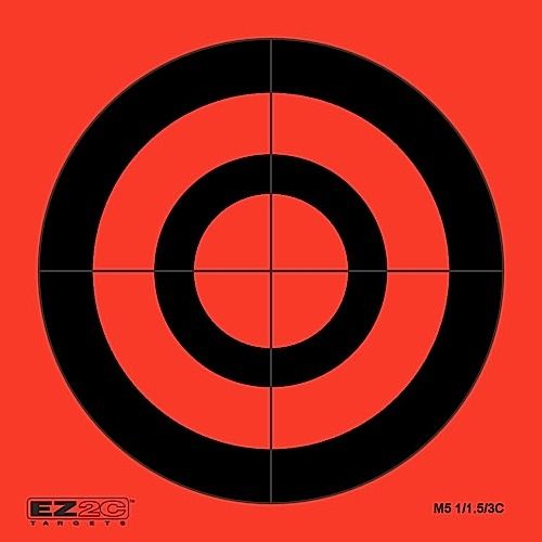 EZ2C Targets Style 5 Mini Targets3.5x3.5inPack of 25 - Ez2C Targets