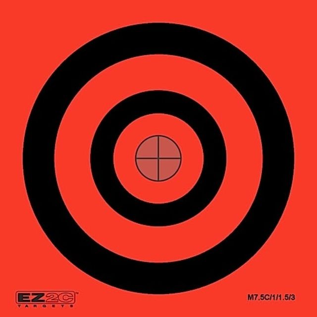 EZ2C Targets Style 7 Mini Targets3.5x3.5inPack of 25 - Ez2C Targets