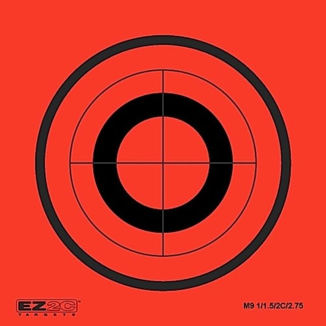 EZ2C Targets Style 9 Mini Targets3.5x3.5inPack of 25 - Ez2C Targets