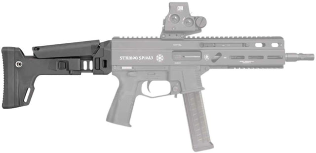F5 MFG Stribog ACR Stock System w/ Adapter Black 3in x 6in x10 in
