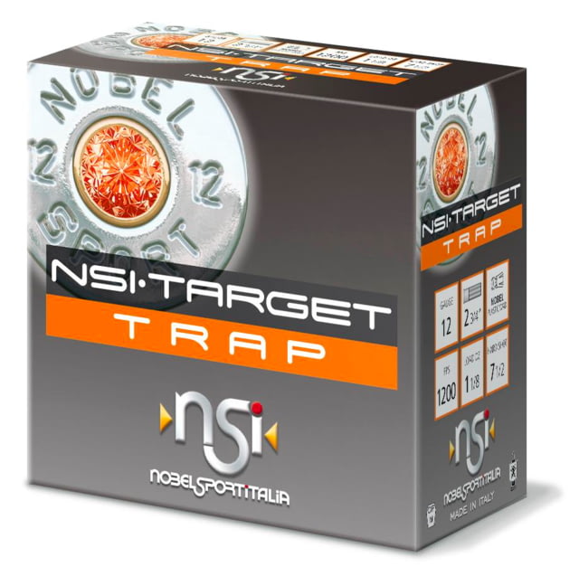 elsport Target Trap 12 Gauge 1 Oz 2.75in Shotgun #7 25 Rounds Ammo