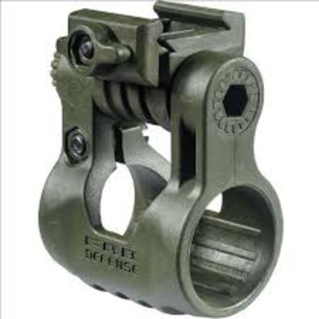 FAB Defense 10 Position Adjustable Tactical Light Mount OD Green - Fab Defense