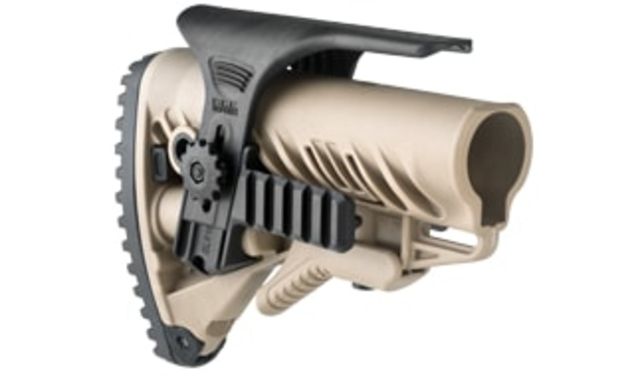 FAB Defense Adjustable Cheek Riser with Picatinny Rail for GLR16 Stock OD - Fab Defense