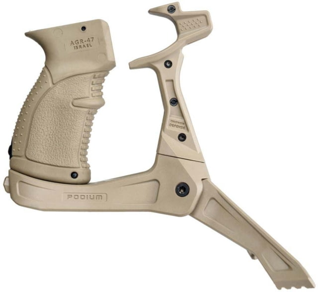 FAB Defense AK-47 Quick Deployment Bipod with Integrated AGR-47 Pistol Grip Flat Dark Earth - Fab Defense