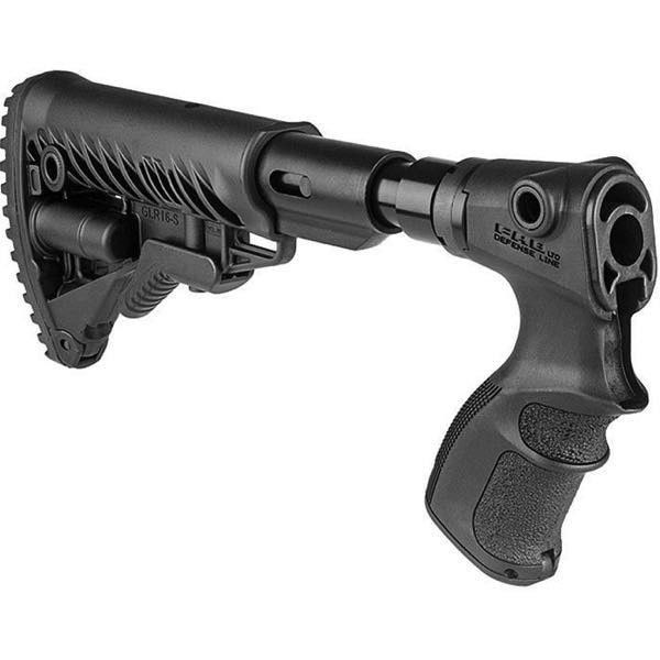 FAB Defense M4 Buttstock for Rem 870 w/ Shock Absorber Black AGR870-FKSB - Fab Defense