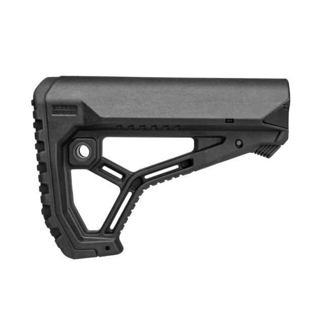 FAB Defense AR-15/M4 Skeleton Style Buttstock For Mil-Spec/Commercial Tubes Black GL-Core FX-GLCOREB