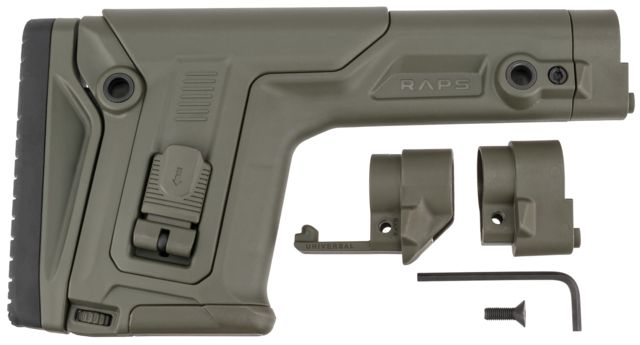 FAB Defense Rapid Adjustable Precision Buttstock RAPS LOP 1Latch System OD Green