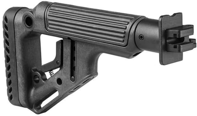 FAB Defense Folding Buttstock w/ Cheek Piece for Vepr 12 Molot Black - Fab Defense