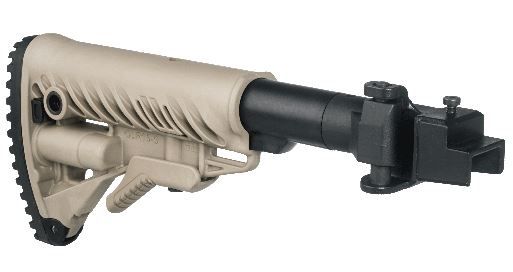 FAB Defense Galil-Style Folding Collapsible Buttstock for AK47 - Metal Joint Flat Dark Earth - Fab Defense