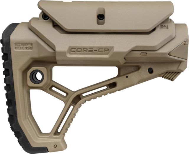 FAB Defense GL-CORE CP AR-15 Buttstock for Mil-Spec and Commercial Tubes Flat Dark Earth