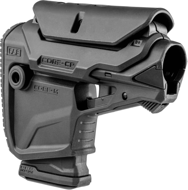FAB Defense GL CORE MAG CP - M4 Survival Buttstock w/ Built-in Mag Carrier Black fx-glcoremagcpb